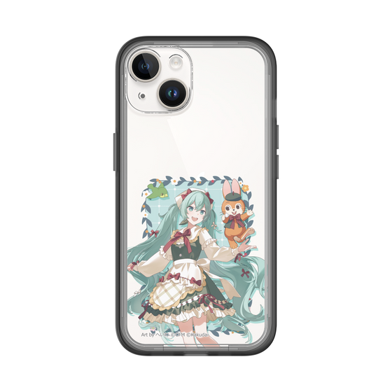 スリムプロテクションプレミアムケース［ 初音ミク×クッピーラムネ - 初音ミク×クッピー - 等身イラスト1 ］