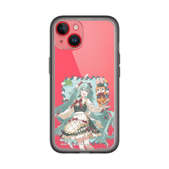 スリムプロテクションプレミアムケース［ 初音ミク×クッピーラムネ - 初音ミク×クッピー - 等身イラスト1 ］