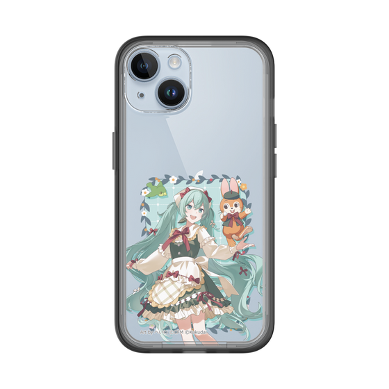 スリムプロテクションプレミアムケース［ 初音ミク×クッピーラムネ - 初音ミク×クッピー - 等身イラスト1 ］