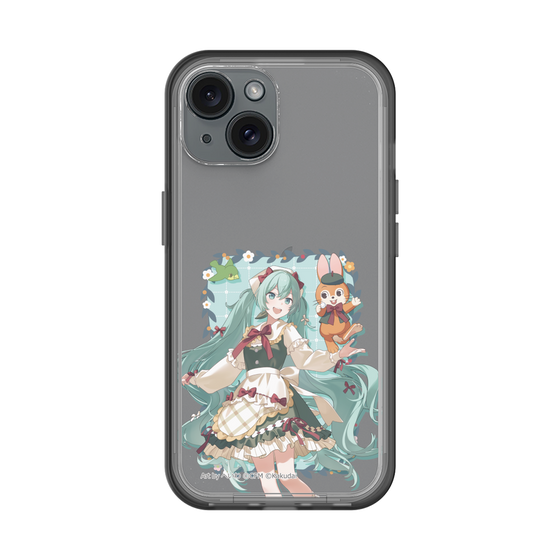 スリムプロテクションプレミアムケース［ 初音ミク×クッピーラムネ - 初音ミク×クッピー - 等身イラスト1 ］