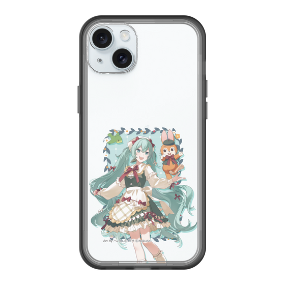 スリムプロテクションプレミアムケース［ 初音ミク×クッピーラムネ - 初音ミク×クッピー - 等身イラスト1 ］