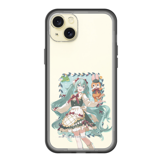 スリムプロテクションプレミアムケース［ 初音ミク×クッピーラムネ - 初音ミク×クッピー - 等身イラスト1 ］