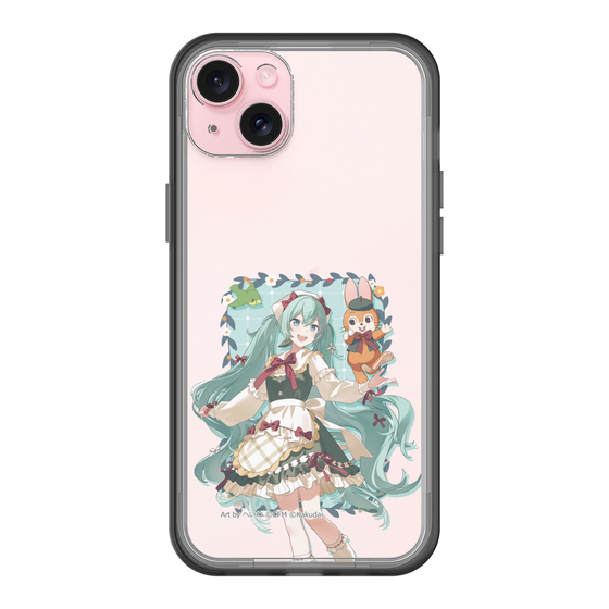 スリムプロテクションプレミアムケース［ 初音ミク×クッピーラムネ - 初音ミク×クッピー - 等身イラスト1 ］