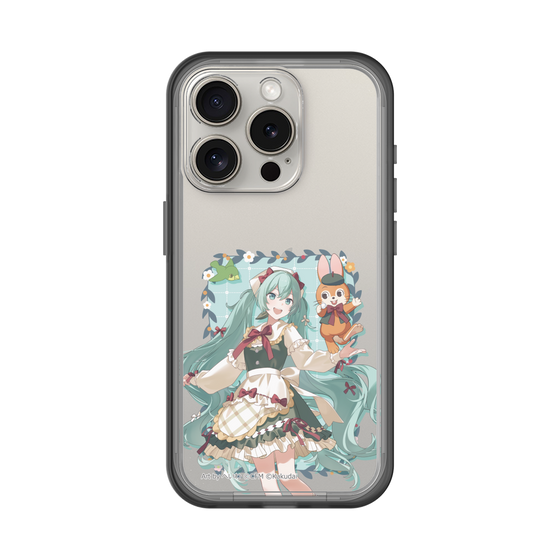 スリムプロテクションプレミアムケース［ 初音ミク×クッピーラムネ - 初音ミク×クッピー - 等身イラスト1 ］