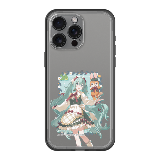 スリムプロテクションプレミアムケース［ 初音ミク×クッピーラムネ - 初音ミク×クッピー - 等身イラスト1 ］