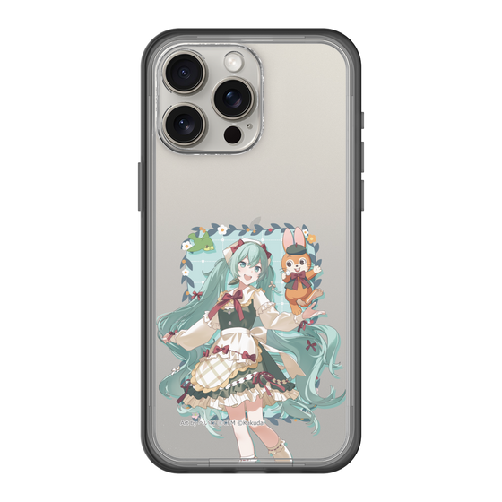 スリムプロテクションプレミアムケース［ 初音ミク×クッピーラムネ - 初音ミク×クッピー - 等身イラスト1 ］