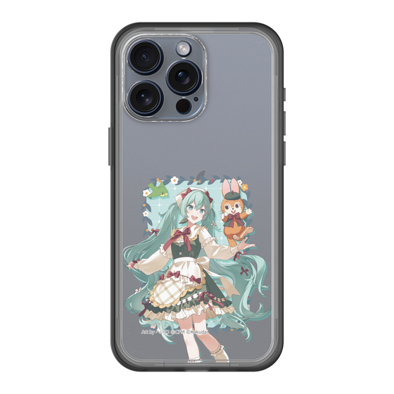 スリムプロテクションプレミアムケース［ 初音ミク×クッピーラムネ - 初音ミク×クッピー - 等身イラスト1 ］