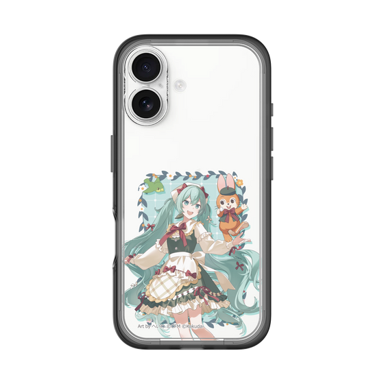 スリムプロテクションプレミアムケース［ 初音ミク×クッピーラムネ - 初音ミク×クッピー - 等身イラスト1 ］