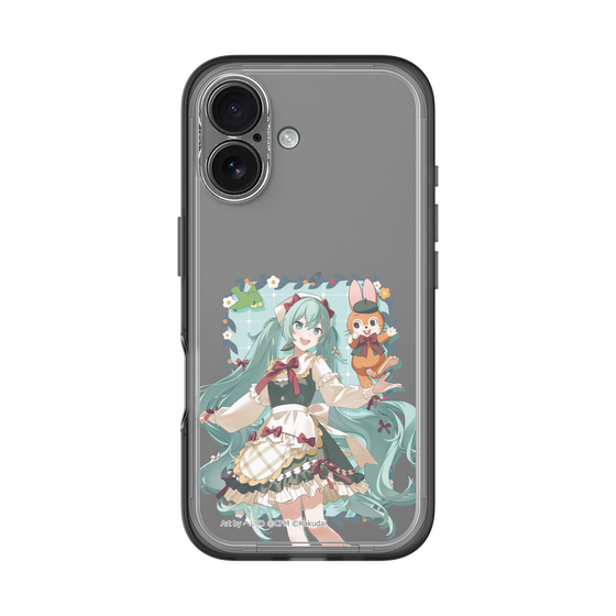 スリムプロテクションプレミアムケース［ 初音ミク×クッピーラムネ - 初音ミク×クッピー - 等身イラスト1 ］