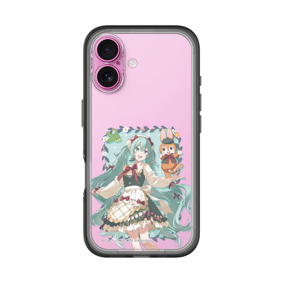 スリムプロテクションプレミアムケース［ 初音ミク×クッピーラムネ - 初音ミク×クッピー - 等身イラスト1 ］