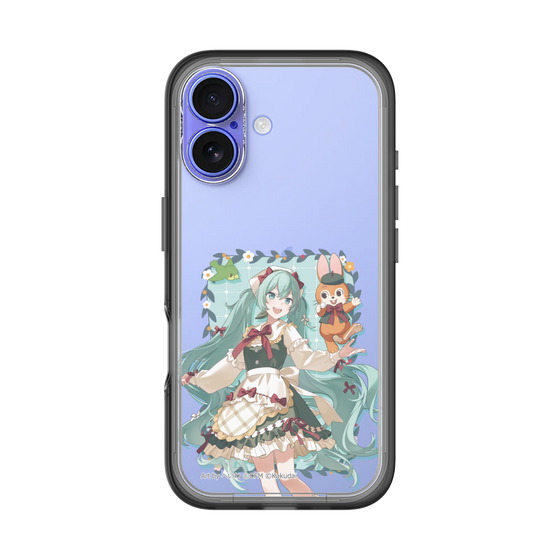 スリムプロテクションプレミアムケース［ 初音ミク×クッピーラムネ - 初音ミク×クッピー - 等身イラスト1 ］