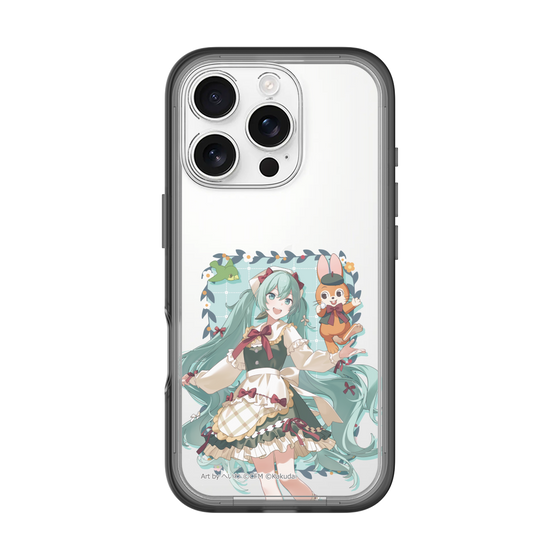 スリムプロテクションプレミアムケース［ 初音ミク×クッピーラムネ - 初音ミク×クッピー - 等身イラスト1 ］