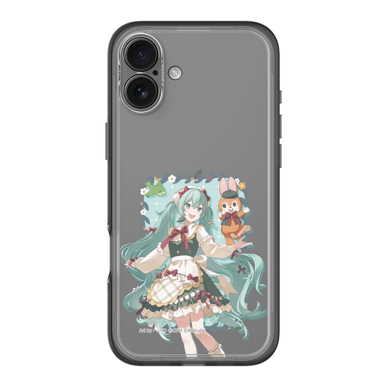 スリムプロテクションプレミアムケース［ 初音ミク×クッピーラムネ - 初音ミク×クッピー - 等身イラスト1 ］