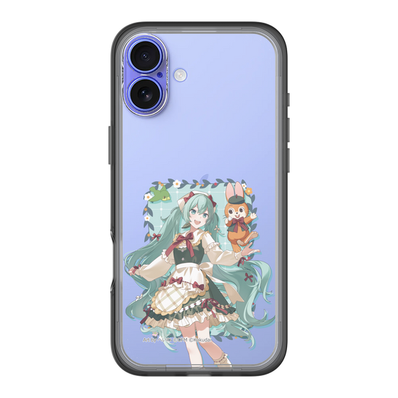 スリムプロテクションプレミアムケース［ 初音ミク×クッピーラムネ - 初音ミク×クッピー - 等身イラスト1 ］