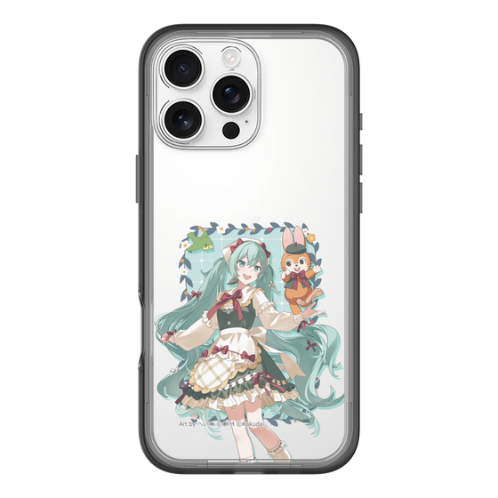 スリムプロテクションプレミアムケース［ 初音ミク×クッピーラムネ - 初音ミク×クッピー - 等身イラスト1 ］