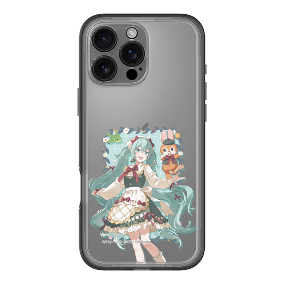 スリムプロテクションプレミアムケース［ 初音ミク×クッピーラムネ - 初音ミク×クッピー - 等身イラスト1 ］