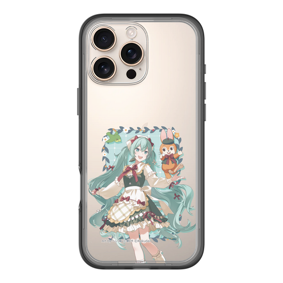スリムプロテクションプレミアムケース［ 初音ミク×クッピーラムネ - 初音ミク×クッピー - 等身イラスト1 ］