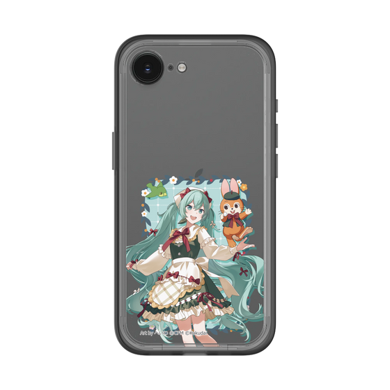 スリムプロテクションプレミアムケース［ 初音ミク×クッピーラムネ - 初音ミク×クッピー - 等身イラスト1 ］