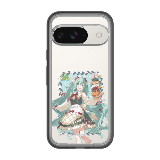 スリムプロテクションプレミアムケース［ 初音ミク×クッピーラムネ - 初音ミク×クッピー - 等身イラスト1 ］