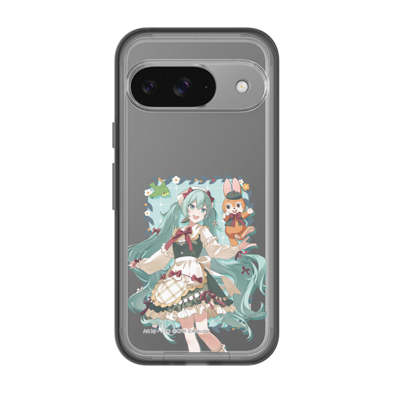 スリムプロテクションプレミアムケース［ 初音ミク×クッピーラムネ - 初音ミク×クッピー - 等身イラスト1 ］