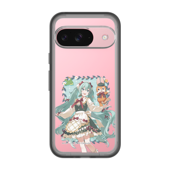 スリムプロテクションプレミアムケース［ 初音ミク×クッピーラムネ - 初音ミク×クッピー - 等身イラスト1 ］