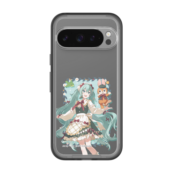 スリムプロテクションプレミアムケース［ 初音ミク×クッピーラムネ - 初音ミク×クッピー - 等身イラスト1 ］