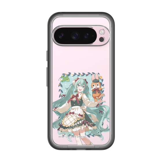 スリムプロテクションプレミアムケース［ 初音ミク×クッピーラムネ - 初音ミク×クッピー - 等身イラスト1 ］
