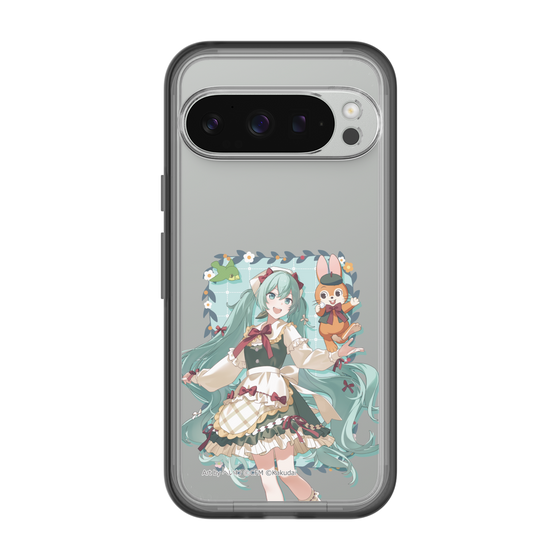 スリムプロテクションプレミアムケース［ 初音ミク×クッピーラムネ - 初音ミク×クッピー - 等身イラスト1 ］