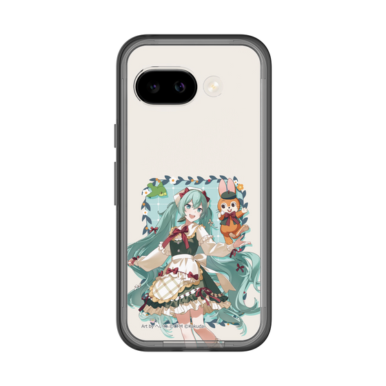 スリムプロテクションプレミアムケース［ 初音ミク×クッピーラムネ - 初音ミク×クッピー - 等身イラスト1 ］