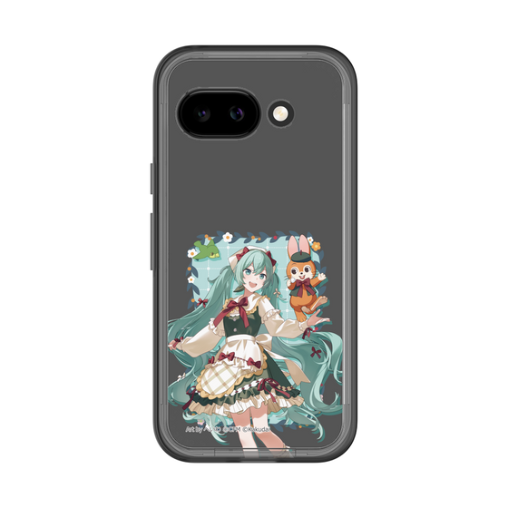 スリムプロテクションプレミアムケース［ 初音ミク×クッピーラムネ - 初音ミク×クッピー - 等身イラスト1 ］