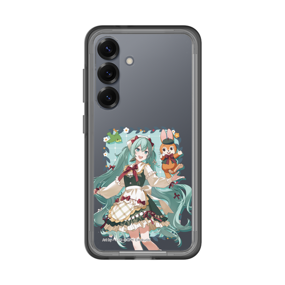 スリムプロテクションプレミアムケース［ 初音ミク×クッピーラムネ - 初音ミク×クッピー - 等身イラスト1 ］