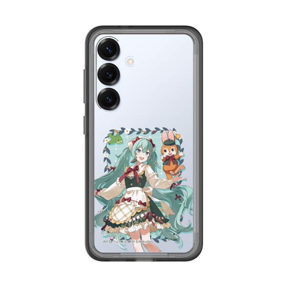 スリムプロテクションプレミアムケース［ 初音ミク×クッピーラムネ - 初音ミク×クッピー - 等身イラスト1 ］