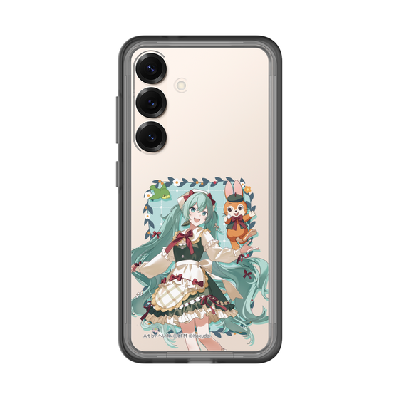 スリムプロテクションプレミアムケース［ 初音ミク×クッピーラムネ - 初音ミク×クッピー - 等身イラスト1 ］