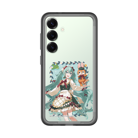 スリムプロテクションプレミアムケース［ 初音ミク×クッピーラムネ - 初音ミク×クッピー - 等身イラスト1 ］