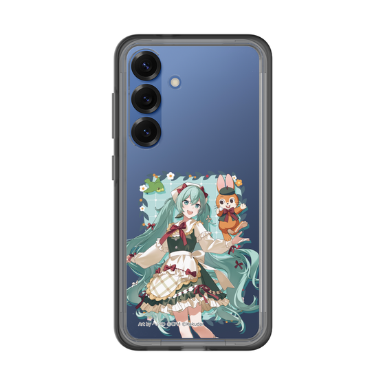スリムプロテクションプレミアムケース［ 初音ミク×クッピーラムネ - 初音ミク×クッピー - 等身イラスト1 ］