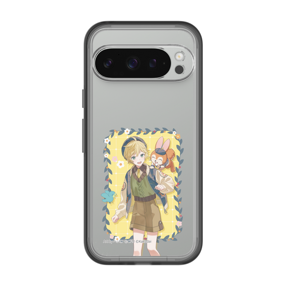 スリムプロテクションプレミアムケース［ 初音ミク×クッピーラムネ - 鏡音レン×クッピー - 等身イラスト1 ］