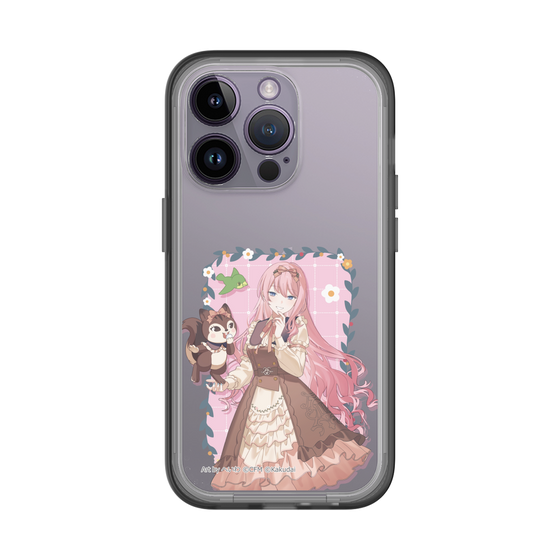 スリムプロテクションプレミアムケース［ 初音ミク×クッピーラムネ - 巡音ルカ×ラム - 等身イラスト1 ］
