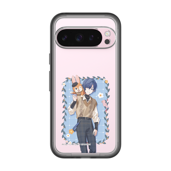 スリムプロテクションプレミアムケース［ 初音ミク×クッピーラムネ - KAITO×クッピー - 等身イラスト1 ］