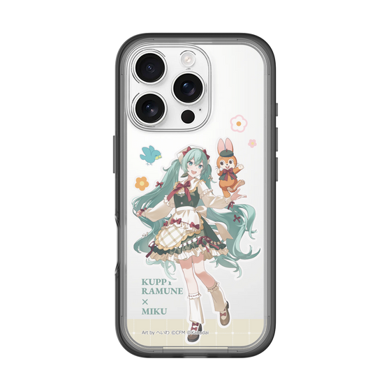 スリムプロテクションプレミアムケース［ 初音ミク×クッピーラムネ - 初音ミク×クッピー - 等身イラスト2 ］