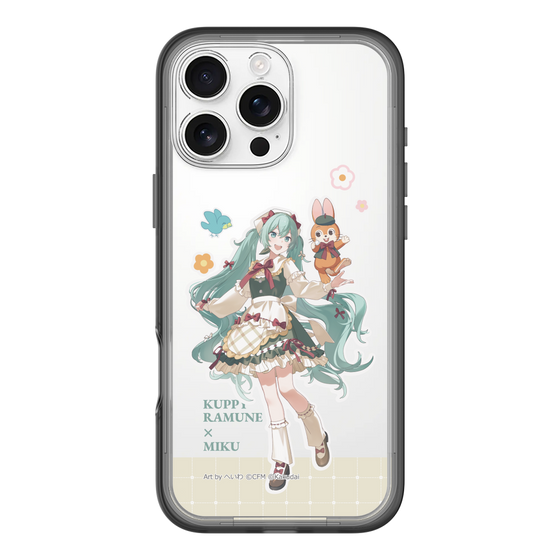 スリムプロテクションプレミアムケース［ 初音ミク×クッピーラムネ - 初音ミク×クッピー - 等身イラスト2 ］