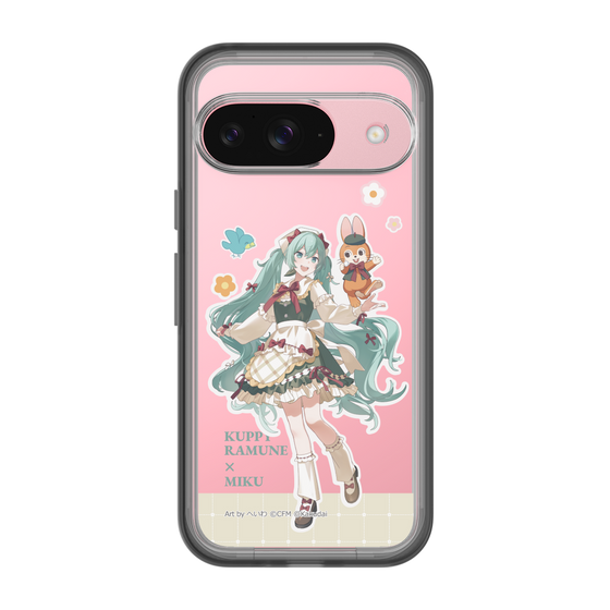 スリムプロテクションプレミアムケース［ 初音ミク×クッピーラムネ - 初音ミク×クッピー - 等身イラスト2 ］