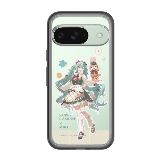 スリムプロテクションプレミアムケース［ 初音ミク×クッピーラムネ - 初音ミク×クッピー - 等身イラスト2 ］