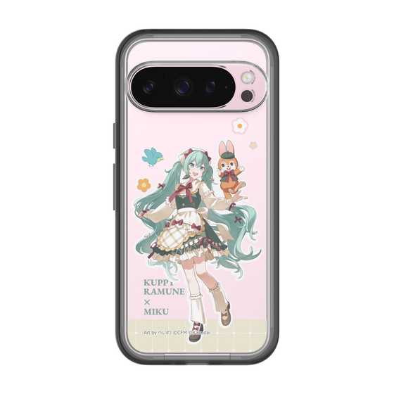スリムプロテクションプレミアムケース［ 初音ミク×クッピーラムネ - 初音ミク×クッピー - 等身イラスト2 ］