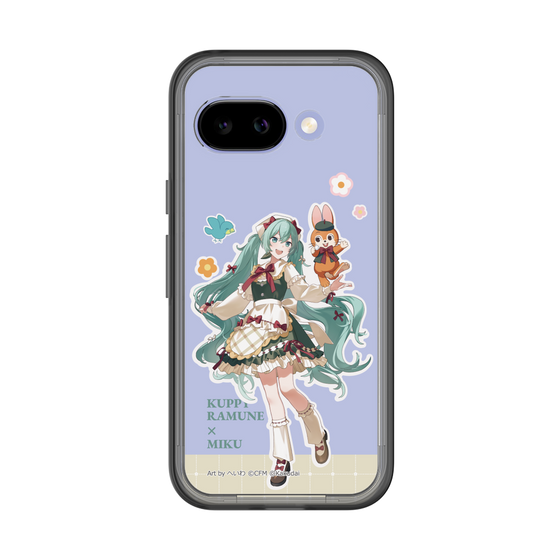 スリムプロテクションプレミアムケース［ 初音ミク×クッピーラムネ - 初音ミク×クッピー - 等身イラスト2 ］