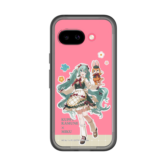 スリムプロテクションプレミアムケース［ 初音ミク×クッピーラムネ - 初音ミク×クッピー - 等身イラスト2 ］