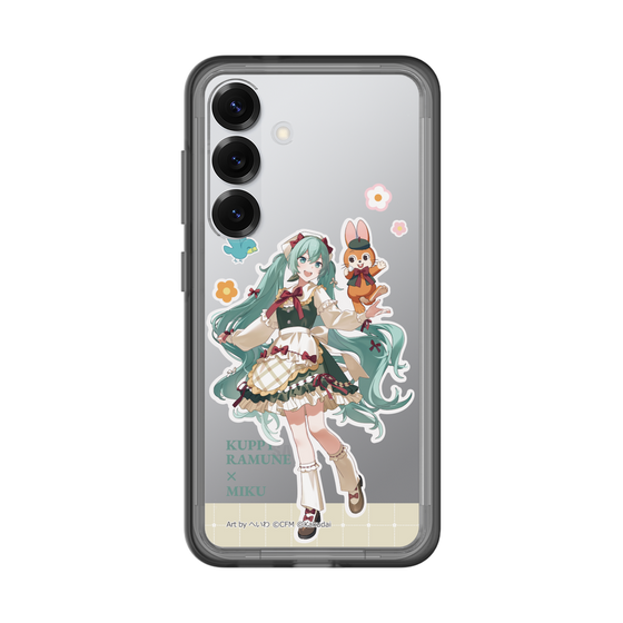 スリムプロテクションプレミアムケース［ 初音ミク×クッピーラムネ - 初音ミク×クッピー - 等身イラスト2 ］