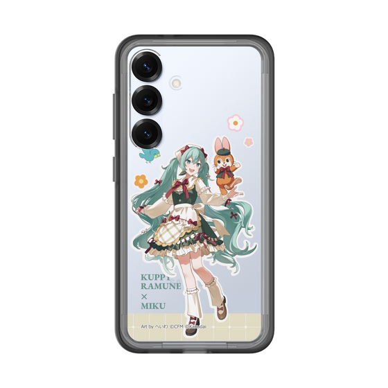 スリムプロテクションプレミアムケース［ 初音ミク×クッピーラムネ - 初音ミク×クッピー - 等身イラスト2 ］