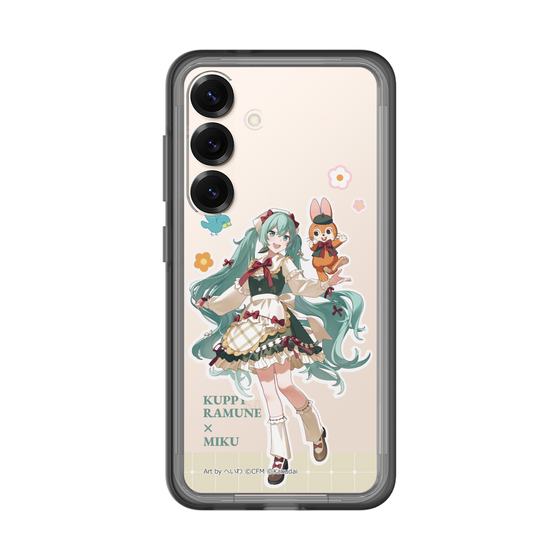 スリムプロテクションプレミアムケース［ 初音ミク×クッピーラムネ - 初音ミク×クッピー - 等身イラスト2 ］
