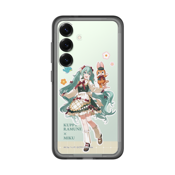 スリムプロテクションプレミアムケース［ 初音ミク×クッピーラムネ - 初音ミク×クッピー - 等身イラスト2 ］