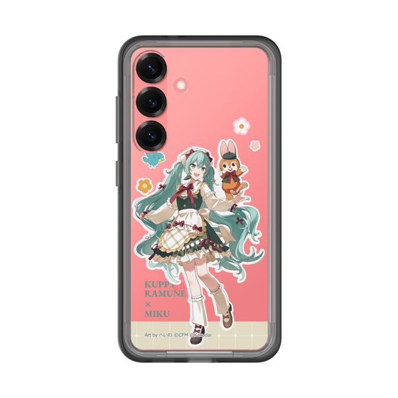 スリムプロテクションプレミアムケース［ 初音ミク×クッピーラムネ - 初音ミク×クッピー - 等身イラスト2 ］